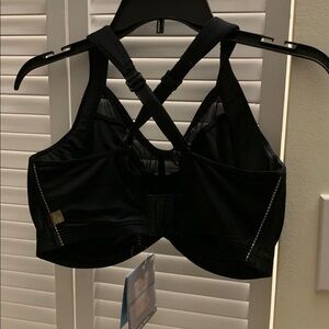 Benson Black Sports Bra NWT size 34G adjustable